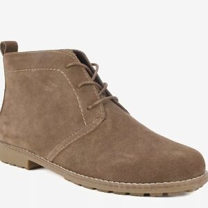 Women's White Mountain Auburn Chukka Boot Taupe Suede 8M